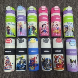 500ml Cartoon Printed Dual Mouth Flask