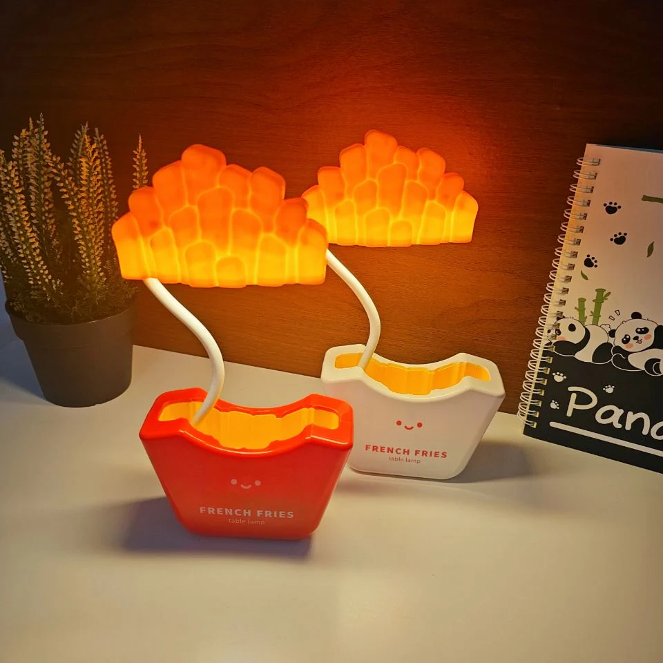 Fries-shaped lamp