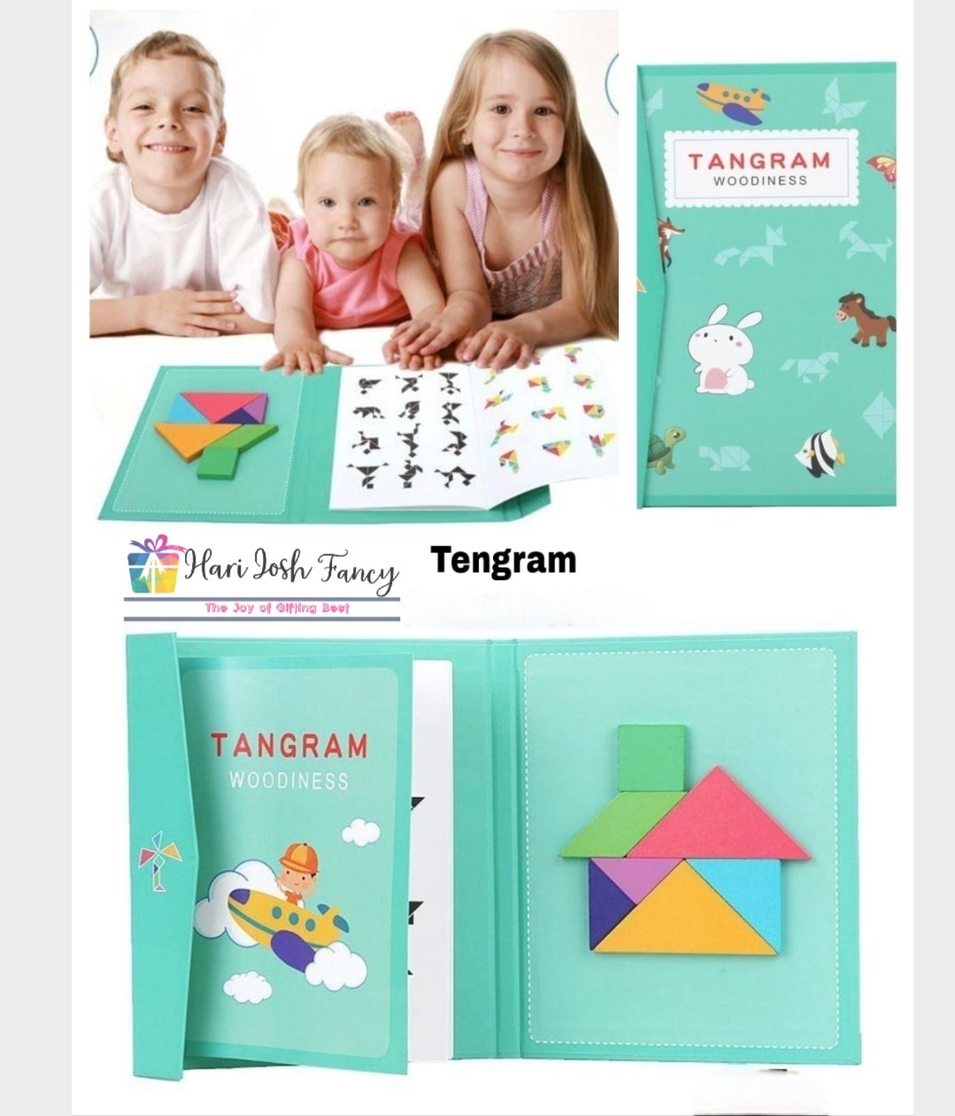 Magnetic Tangram Puzzle