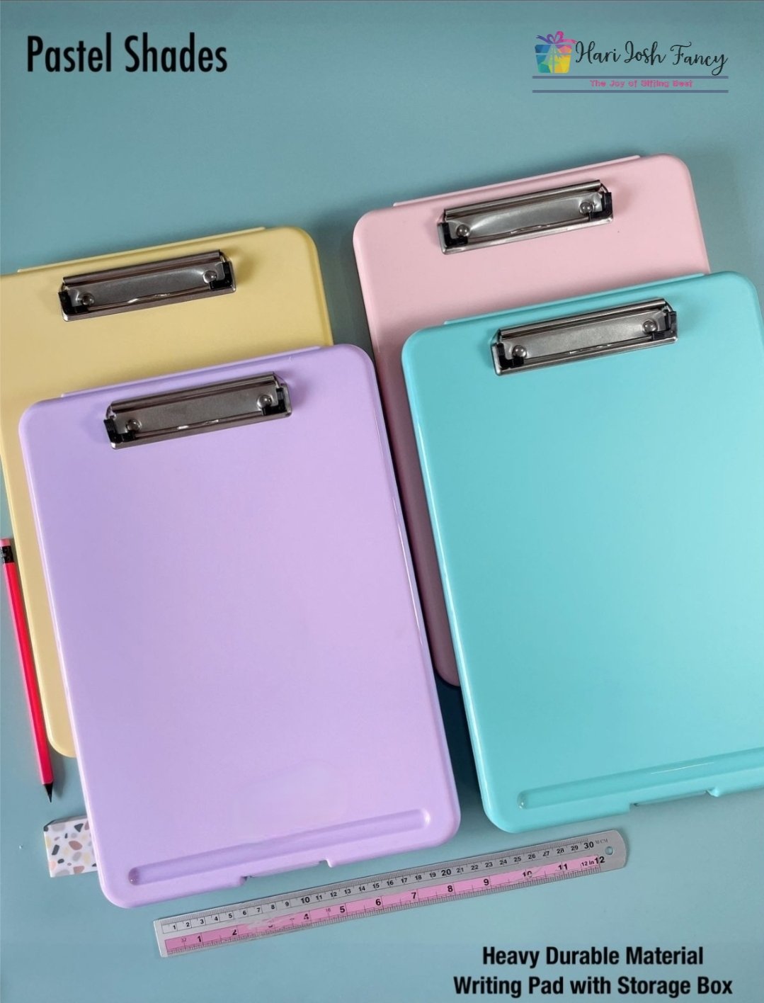 Writing pad with storage