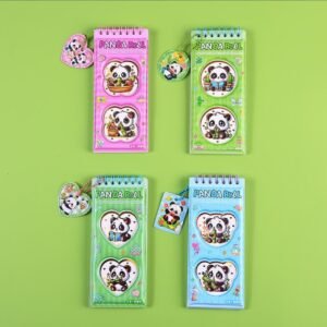 Panda notepad with stickers