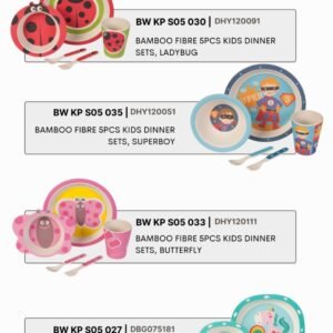 Bamboo Fiber Kids Set