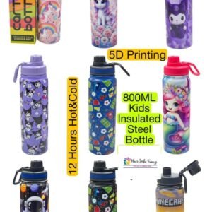 750ml spout printed flask