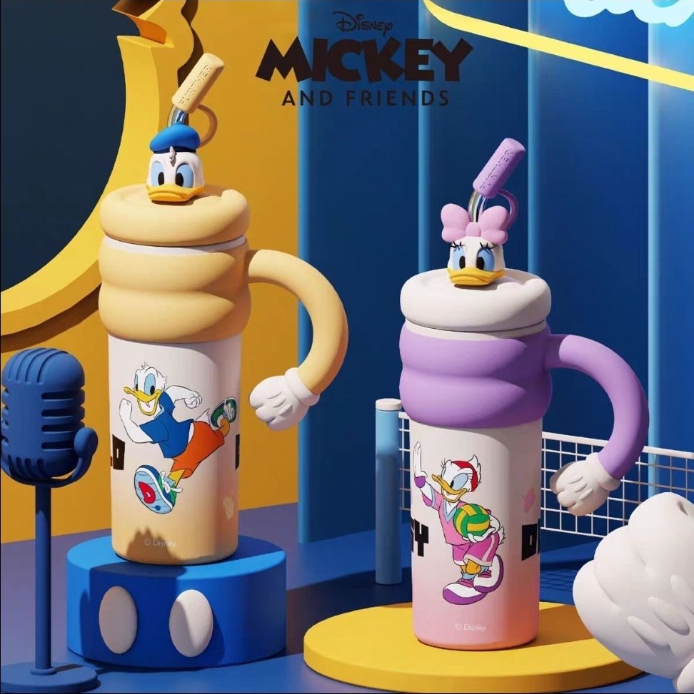 800ml Mickey & Donald Sipper Flask