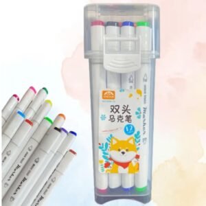 Dual Tip Slim Sketch Cum Marker Pen Set