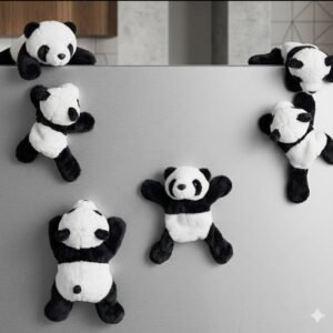 Cute Soft Plush Panda Magnet