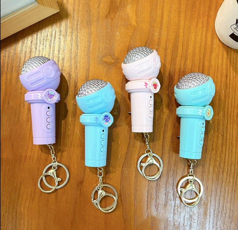 Voice Recorder keychain Microphone shape