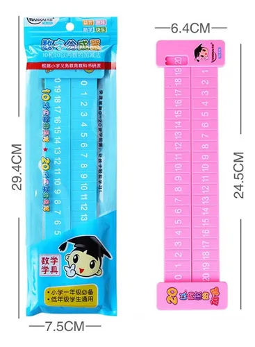 Plus and Minus Arithemetic Ruler