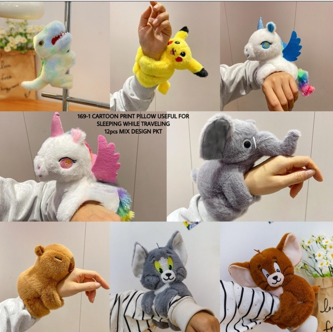 Soft fur hand band toy