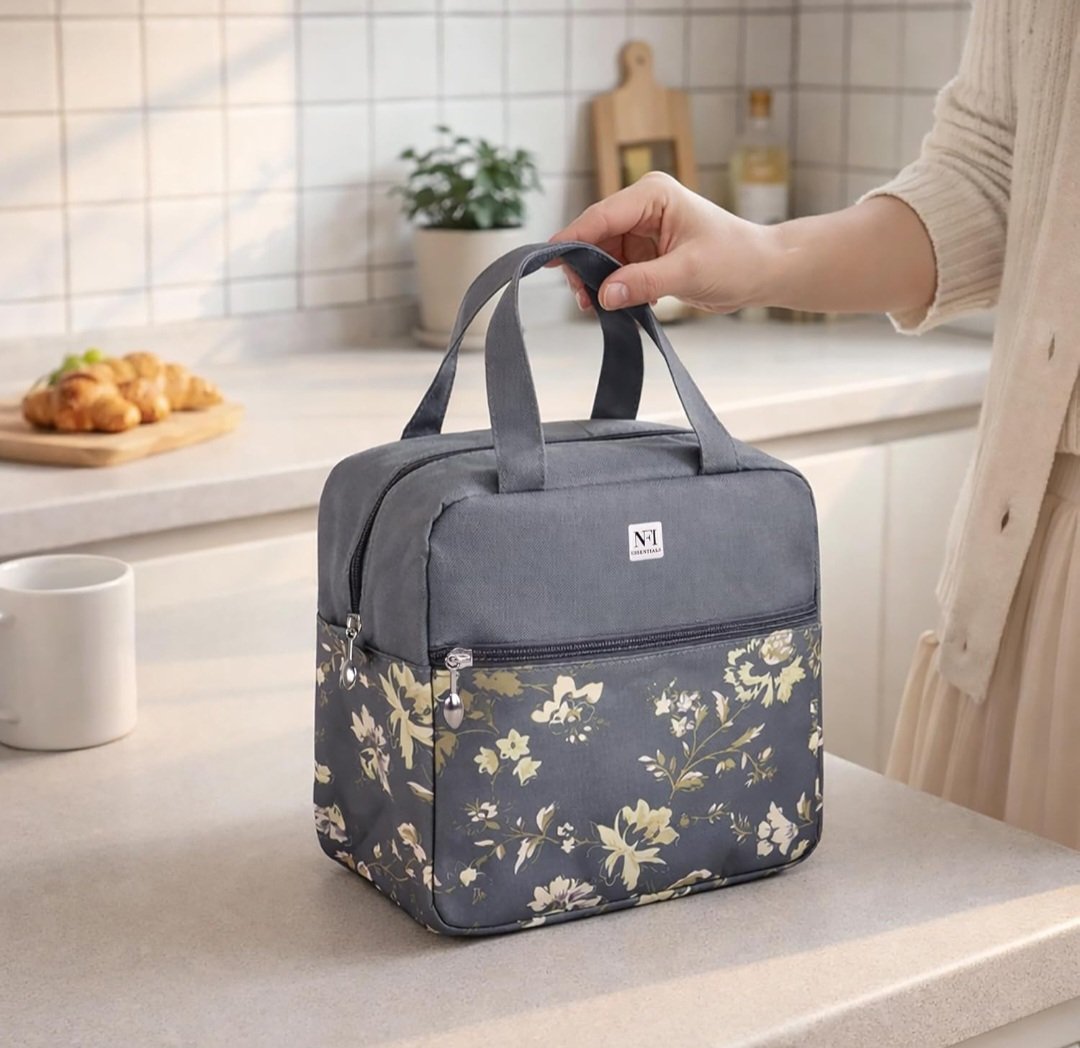 Floral print Lunch Bag