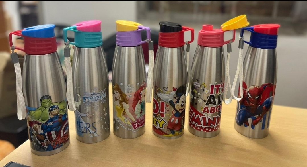 900ml printed spout water bottles