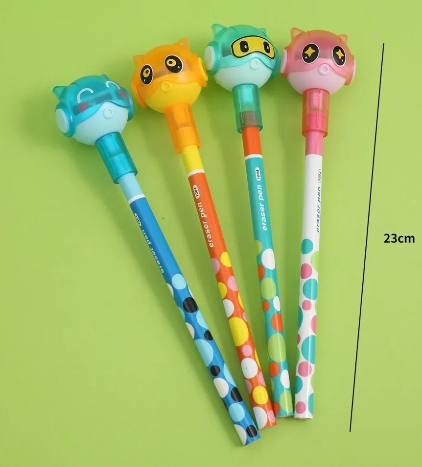 Eraser cum Sharpener pen