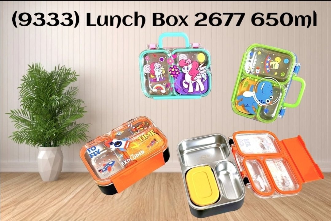 3 grid Lunch Box