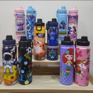 750ml spout printed flask