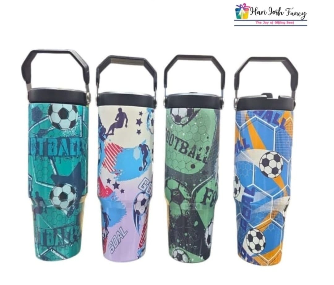 900ml Football Sipper Flask