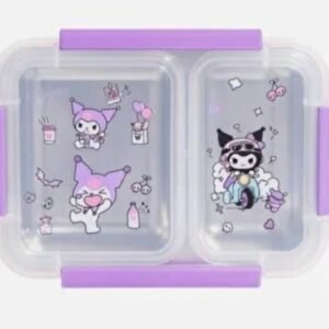 Kuromi 2 partition Lunch Box