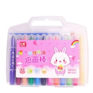 Crayons set with brush